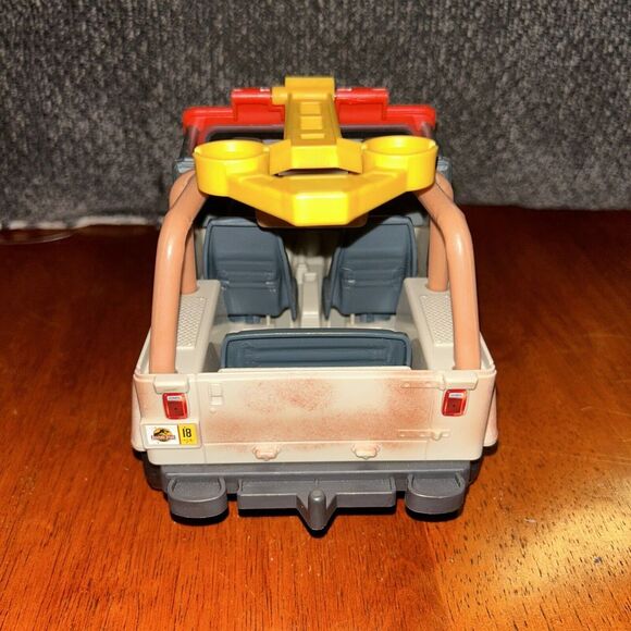 Jurassic World JP18 Park Jeep Wrangler w/ Rescue Net Launcher‎ - 2018 Mattel A1 - Picture 4 of 5